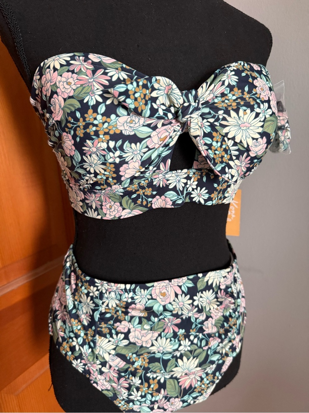 Kona Sol Floral Print Bikini Set - Picture 3 of 9